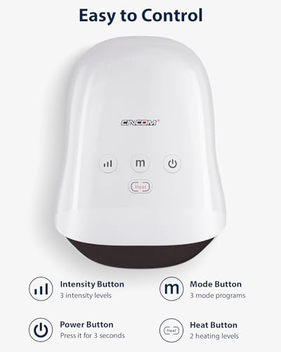 CINCOM Hand Massager - Cordless Hand Massager with Heat and Compression for Arthritis and Carpal Tunnel