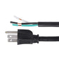 PS615143 3-Wire Appliance and Power Tool Cord, 6 ft, 14 AWG, 15A/125V AC, 1875w, Black