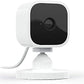 Blink Mini - Compact indoor plug-in smart security camera, 1080p HD video, night vision, motion detection, two-way audio, easy set up, Works with Alexa – 1 camera (White)