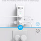 Surge Protector Outlet Extender - with Rotating Plug, 6 AC Multi Plug Outlet with 4 USB Ports (2 USB C), 1800J Wall Charger, 3-Sided Power Strip with Spaced Outlet Splitter for Home, Office, Travel