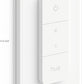PHILIPS Hue Smart Dimmer Switch with Remote, White, 1 Pack, Turns Hue Lights On, Off, Dims or Brightens, Smart Home Control, Requires Bridge, Easy, No-Wire Installation