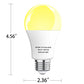 2 Pack LED Grow Light Bulbs A19 – Full Spectrum 9W E26 for Indoor Plants