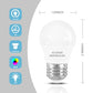 LED Refrigerator Light Bulb 2 Pack，Daylight White 5000K 120V 40W Equivalent Appliance Bulb，A15 5W E26 Base Waterproof Fridge Light Bulbs for Freezer Home Lighting,Small Light Bulb,Dimmable