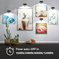3PACK Picture Light Battery Operated with Remote, Painting Light for Wall Art with 3 Lighting Colors Dimmable, LED Art Display Accent Light on Wall