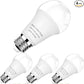 4-Pack Dusk to Dawn LED Light Bulbs, 75W Equivalent, Daylight 5000K 1,100LM, Automatic On/Off Outdoor Light, E26 A19 10W Bright Porch Light Bulbs