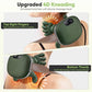 Shoulder and Neck Massager, Bionic Heated Massager, Neck Massager with Fingers, 4D Kneading Massage, Simulates a Real Palm Massage for Comfort, Relax Muscle Tension (Green)
