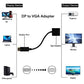 Adapter, DisplayPort (DP) to VGA Male to Female Converter (Black)