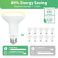 12 Pack BR30 LED Recessed Light Bulb, Dimmable Indoor Flood Light Bulbs CRI80 7W Equivalent 65W 2700K Soft White 650 Lumens, 15000 Lifetime Hours E26 Base LED Can Light Bulb, Flicker-Free