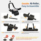 2026 New Ab Roller Wheel with Timer & Knee Mat,Automatic Rebound Abdominal Wheel with Elbow Support Ab Workout Equipment for Strengthening Core Muscles Abs Exercise Roller for Women Men