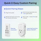 BN-LINK Wireless Remote Control Outlet Electrical Switch for Lights, Fans, Christmas Lights, Small Appliance, 100ft Long Range White (Learning Code, 3Rx-2Tx) 1200W/10A, ETL & FCC Certified