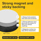 Peel-&-Stick Flexible Adhesive Magnets - 120 Magnetic Dots for Office Supplies, Whiteboard, Crafts, Fridge, & School Projects