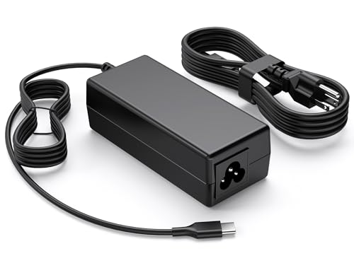 S SKSTYLE 45W USB C Laptop Charger Replacement for HP Chromebook 13 14 11 G5, Envy x360, Spectre x360 13 15, EliteBook 840 G3 G5-8.8FT Type C Fast Charging Power Cord Adapter