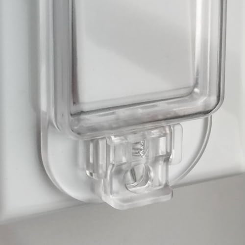 2 Light Switch Guard Cover, Baby Proof Wall Switch Cover Guard for Rocker Light Switch Protects Your Lights or Circuits from Being Accidentally Turned On or Off