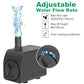 Knifel Submersible Pump 300GPH Ultra Quiet with Over Heating Protection 6ft High Lift for Fountains, Hydroponics, Ponds, Aquariums & More…