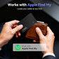 Wallet Tracker Card (iOS only), 0.07in Slim Tracking Card, IP68 Waterproof Bluetooth Tracker for Apple Find My, Wireless Charging Item Locator for Purse, Passports [Apple MFi Certified]