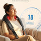 COMFIER Cordless Neck Massager with Heat, 4D Kneading Shiatsu Neck and Shoulder Massager Deep Tissue, Hands-Free Straps, FSA Eligible HSA, Valentine’s Day Gifts for Her Him