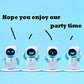 ENERGIZE LAB Eilik – Cute Robot Pets for Kids and Adults, Your Perfect Interactive Companion at Home or Workspace, Unique Gifts for Girls & Boys.
