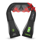 Snailax Cordless Massager - Shiatsu Neck and Shoulder Massager with Heat, FSA Eligible, Portable, Lumbar, Back Electric Massage Pillow, Christmas Gift