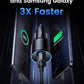 UGREEN 130W USB C Car Charger, PD 100W +PD 30W Type C Car Charger Adapter Compatible with iPhone 17/17 Air/17 Pro/17 Pro Max/16/15/14/13/12 Series, Galaxy S24 S23 Ultra, iPad, MacBook, and More