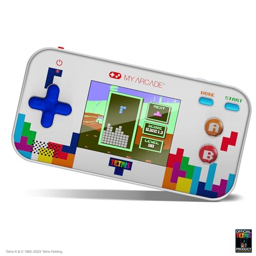 My Arcade Tetris Gamer V: Tetris Game preloaded with 200 Bonus Games, Arcade Classics, 2.5 Inch Screen