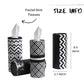 Winoo Design Small Car Tissues Holder - 4PK Modern Black Plastic & Resin Facial Tissues Cylinder - Fits Most Car Cup Holders - Travel Tissue Tubes Box Container