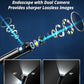 Endoscope Camera with Light, Dual-Lens 1920P HD Borescope with 8 Adjustable LED Lights, IP67 Waterproof Boroscope Inspection Tools, 16.4ft Semi-Rigid Snake Camera for iOS & Android