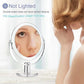 Vanity Makeup Mirror with Stand, 1X/15X Magnification Double Sided 360 Degree Swivel, Portable Table Desk Counter top Magnifying Mirror, Tabletop Mirror for Bedroom or Dorm Room, 6.25 Inch