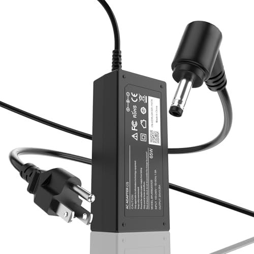 65W Lenovo Laptop Charger 20V 3.25A – 4.0x1.7mm Round Tip Adapter for IdeaPad 1, 3, 5, Flex, Chromebook (Not USB-C)