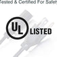 C2G 6FT Premium Replacement AC Power Cord - Durable Power Cable for TV, Computer, Monitor, Appliance & More (24240), Pack of 1