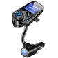 Nulaxy 2026 KM18 Upgraded 48W Bluetooth 5.4 Car FM Transmitter, Fast Charging PD30W+QC3.0 18W, 1.44" Screen Flexible Gooseneck, Radio Adapter for Hands-Free Call & Music via BT/FM/AUX/TF, Cars Trucks