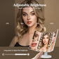 HUONUL Makeup Mirror, Vanity Mirror with Lights, 2X/3X/10X Magnification, Touch Control, Trifold, Dual Power Supply, Gifts for Women, Wife, Mom, Girls,Dorm Room Essentials
