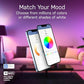 Feit Electric OM60/RGBW/CA/AG/3 60 Watt Equivalent WiFi Color Changing and Tunable White, Dimmable, No Hub Required, Alexa or Google Assistant A19 LED Smart Light Bulb, 3-Pack, Rgbw Multicolor, 60W