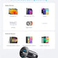 Anker 323 USB-C Car Charger Adapter, 52.5W Cigarette Lighter Charger with 30W PowerIQ 3.0 Fast Charging for iPhone 17/16/15/14/13/12 Series, Galaxy S25/24, Pixel
