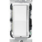 Leviton Decora Slide Dimmer Switch for Dimmable LED, Halogen and Incandescent Bulbs, DSL06-1LZ, White with Ivory and Light Almond Faceplates