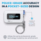 BACtrack C6 Keychain Breathalyzer | BAC Alcohol Tester | Optional App | Portable Alcohol Test for Home & Personal Use | 3 Mouthpieces Included