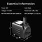GROWNEER 550GPH Submersible Pump 30W Fountain Water Pump, 2000L/H, with 7.2ft High Lift, 3 Nozzles for Aquarium, Fish Tank, Pond, Hydroponics, Statuary, Pool