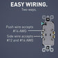 Legrand Radiant 885TRWCC21 15 Amp Decorator Duplex Outlet, White, 1 Count