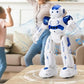 KingsDragon RC Robot Toys for Kids, Gesture & Sensing Programmable Remote Control Smart Robot for Age 3 4 5 6 7 8 Year Old Boys Girls Birthday Gift Present