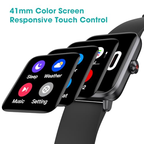 Pedometer Watch Senior Friendly No App No Phone Required, Fitness Tracker | Step Counter, Heart Rate Monitor, Blood Oxygen Monitor, Sleep Tracker, Alarm Clock, Stopwatch, Fitness Tracker, Waterproof