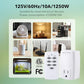 BN-LINK Mini Wireless Remote Control Outlet Switch Power Plug in for Household Appliances, Wireless Remote Light Switch, LED Light Bulbs, White (1 Remote + 3 Outlet) 1250W/10A