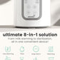 Bottle Warmer, Grownsy 8-in-1 Fast Baby Bottle Warmer with Timer, Safe for Breastmilk Nutrients, Accurate Temperature Control, with Defrost, Sterili-zing, Keep Warm, Heats Baby Food & Bottles