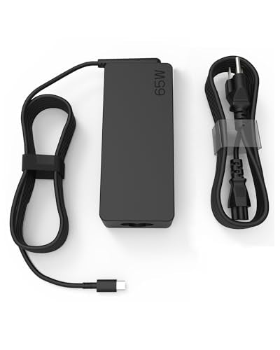 65W 45W USB C Laptop Charger Compatible with Lenovo ThinkPad T14 T15 T16 E16 E15 gen 1 gen 2 X1 Yoga L13 7i Computer AC Power Adapter for ThinkPad T480 T490 P52s Chromebook 2nd Gen Cord
