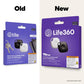 Life360 Tile - Bluetooth Tracker, Keys Finder and Item Locator for Keys, Bags and More. Phone Finder. Both iOS and Android Compatible. 2-Pack (Black/White)