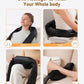 Shiatsu Neck & Back Massager with Heat – 4D Deep Tissue Kneading Massage Pillow for Shoulders, Legs & Full Body (Plug-In Design)