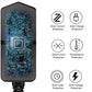12V 2A Power Supply Adapter with 8 Tips – Universal 12V 2000mA Charger for LED Strip, CCTV, Router, GPS & More (6FT Cable)