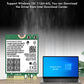 WiFi 6E Wireless Card Intel AX210 NGW Bluetooth 5.3 Tri-Band 5400Mbps Network Adapter for Laptop Support Windows 10/11 (64bit) M.2/NGFF