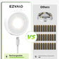 EZVALO LED Puck Lights, Rechargeable Battery Touch Light, 2.5'' Mini Tap Lights, Wireless Closet Light, Under Cabinet Lighting, 3 Color Temps, Sitck On Lights for Kitchen,Closet,Pantry,Shelves(2 Pack)