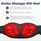 Shiatsu Neck & Back Massager with Heat – Electric 3D Kneading Massage Pillow for Neck, Shoulders & Back (Home, Office & Car Use, Gift for Men & Women, NOT Cordless)