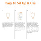 Basics Smart A19 LED Light Bulb, Dimmable Soft White (2700K), 9W (60W Equivalent), 800LM, Energy Efficient, Works with Alexa Only, 2.4 GHz Wi-Fi, No Hub Required, 4-Pack