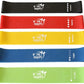 Fit Simplify Resistance Loop Exercise Bands with Instruction Guide and Carry Bag, Set of 5